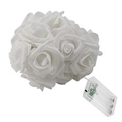 40 LEDs Rose Flower String Lights 10ft/3m Battery Operated Decorative Lights for Anniversary Valentine\'s Wedding Bedroom