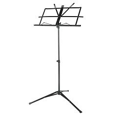 Tripod Music Stand 360° Rotatable Instrument Sheet Holder Heavy Duty Metal Folding Retract Book Mount for Kids Guitar Singers