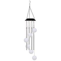 Solar Wind Chime Lights Ball Decorative Lamp 7 Color Changing IP55 Waterproof Hanging String Lights For Home Garden Party Festival