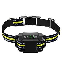 Dog Bark Collar Rechargeable Waterproof Beep Vibration Static Stimulation Bark Stopper Automatic Identification Collar with 6 Intensity Dual Modes