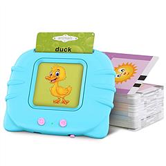224 Words Kid Flash Talking Cards 112 Card Electronic Cognitive Audio Toddler Reading Machine Animal Shape Color Repeated Learning Cards English For C