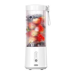 450ML/15.2OZ Portable Fruit Blender with 6 Blades Rechargeable Juice Cup for Shakes Smoothies Juice Personal Mini Fruit Mixer for Outdoor Gym Office