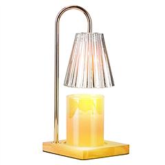 Electric Wax Melt Warmer Lamp Dimmable Fragrance Warmer Wax Candle Melter with 2 GU10 Bulbs 3-7in Adjustable Height 360º Rotatable