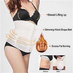 U-Shaped Slimming Waist Belt Body Abdominal Shapewear Memory Fabric Office Ladies Postpartum Mothers