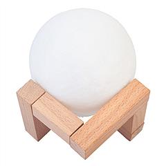 Moon Lamp 3D Printed Night Light 16 Colors Decorative Moon Light Touch Remote Control 3.15in