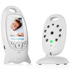 850ft Video Baby Monitor w/ Camera Infrared Night Vision Two-way Talk 2.4GHz Wireless Transmission Temperature Monitor