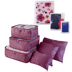 9Pcs Clothes Storage Bags Water-Resistant Travel Luggage Organizer Clothing Packing Cubes for Blouse Hosiery Stocking Underwear