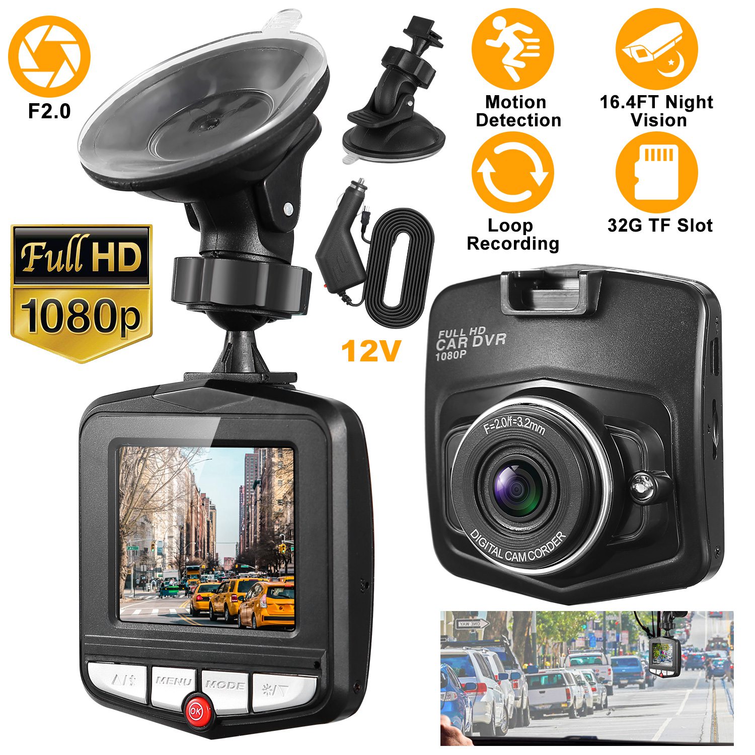 car dvr 1080p