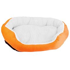 Pet Dog Bed Soft Warm Fleece Puppy Cat Bed Dog Cozy Nest Sofa Bed Cushion For S/M Dog