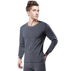 Men Thermal Underwear Set Winter Top Bottom Long Johns Pants Long Sleeve Soft Fleece Underwear Kit