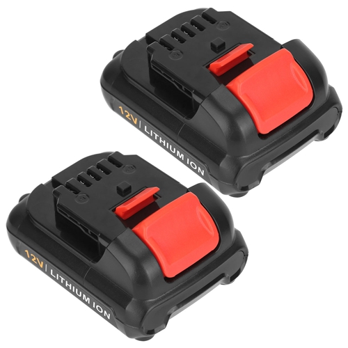 2 Packs 12V Li-ion Power Tool Battery Replacement Compatible with ...