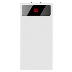 20000mAh Power Bank Ultra-thin External Battery Pack Phone Charger Dual USB Ports Flashlight Battery Remain Display