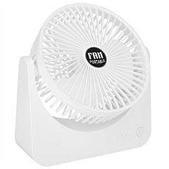 6.5in Desk Fan USB Powered 3 Speeds Table Cooling Fan Tilt Quiet Desktop Fan for Bedroom Office