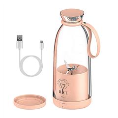 2-in-1 16.9OZ Portable Fruit Blender Electric Rechargeable Juice Cup for Shakes Smoothies Juice Personal Fruit Mixer with 6 Blades