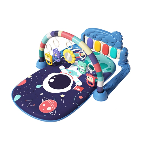 2 In 1 Baby Gym Play Mat Tummy Time Mat Musical Activity Center With 5 ...