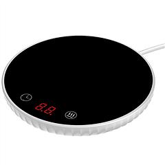 Desktop Electric Cup Warmer 8Hours Auto Off Overheating Protection Smart Timer Setting 2 Temperature Levels 104°F to 140°F Ceramic Heating Panel For O