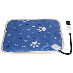 Pet Heating Pad Electric Dog Cat Heating Mat Waterproof Warming Blanket with 9 Heating Levels 4 Timer Setting Constan On Function Chewing-resistant S/