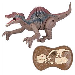 Remote Control Dinosaur Toys Jurassic Realistic RC Dinosaur Rechargeable T-Rex Walking Robot with 3D Eye Roaring Sounds Red Light Remote Control for 3