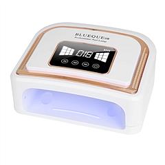 120W LED UV Nail Lamp with 3 Timer Setting Auto Sensor Rechargeable LED Gel Nail Dryer for Fingernail and Toenail Fast Polish Curing for Salon Home Pr