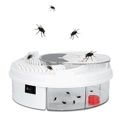 USB Powered Electric Fly Trap Automatic Flycatcher Rotating Fly Pest Repellent Tool For Home Kitchen Restaurant