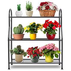 3 Tier Plant Stand Shelf Flower Pot Holder Display Rack 88LBS Utility Storage Organizer