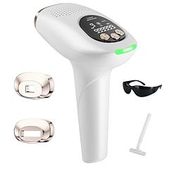 3 In 1 Ice Cooling Laser Hair Removal Painless Permanent At-Home IPL Hair Removal with 999,999 Flashes 9 Energy Levels 2 Flash Modes for Armpits Legs 