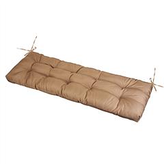 Bench Seat Cushion For Indoor Outdoor Furniture Non Slip Long Chair Cushion with Ties Strap Waterproof Swing Cushion 51.18x19.68IN For Garden Patio Ba