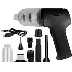 2-in-1 Cordless Vacuum Cleaner and Air Duster Rechargeable Handheld Compressed Air Duster Electric Air Blower Keyboard Cleaner For Car Home Office