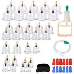 32 Cups Chinese Massage Therapy Cupping Set Body Vacuum Suction Kit Acupoint Massage Kit