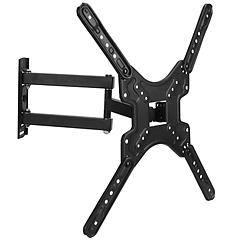 Fixed TV Wall Mount Bracket for 14-60in LED/LCD/PLASMA Flat TV VESA 400x400mm -8°~+5° Tilt ±90° Swivel