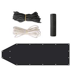 Deer Drag Sled with Handle Deer Cart Game Hauler Snow Sledding Pad Hunting Gear Supplies with 32.8FT Black Rope 16.1FT White Rope for Hunting Ice Fish