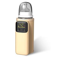 Portable Bottle Warmer with Night Light On The Go Baby Milk Warmer Milk Formula Warmer for Home Travel with 6 Heating Levels