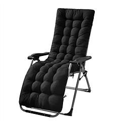 71x22in Chaise Lounger Cushion Recliner Rocking Chair Sofa Mat Deck Chair Cushion