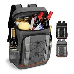 Cooler Backpack 36 Can Leakproof Insulated Cooler Backpack with 25L/6.6Gal for Picnic Camping Beach Hiking Fishing Travel